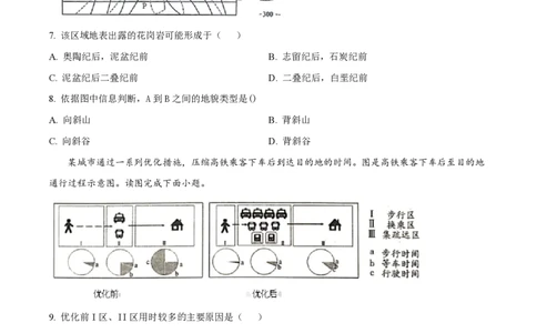 2023年高考地理试卷（天津）（空白卷）_地理历年高考真题_新&middot;PDF版2008-2025&middot;高考地理真题_地理（按年份分类）2008-2025_2023&middot;地理高考真题