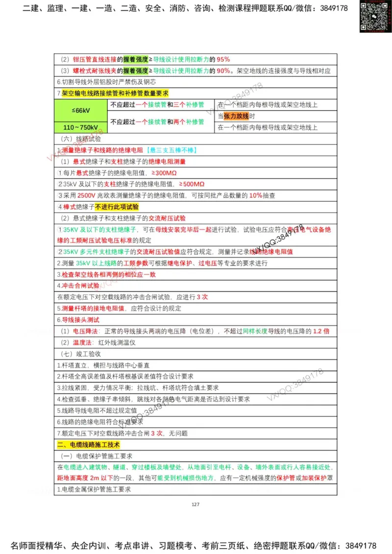 学霸笔记技术部分（忠海机电内部)_2026年一级建造师_2026年一建机电_2025年一建机电SVIP_01-精华文档✿电子教材✿历年真题_53-机电《学霸笔记技术部分》刘忠海