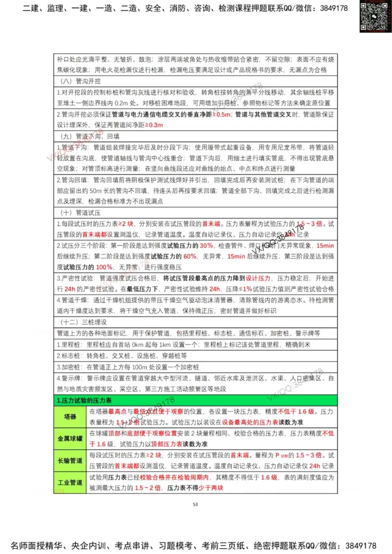学霸笔记技术部分（忠海机电内部)_2026年一级建造师_2026年一建机电_2025年一建机电SVIP_01-精华文档✿电子教材✿历年真题_53-机电《学霸笔记技术部分》刘忠海