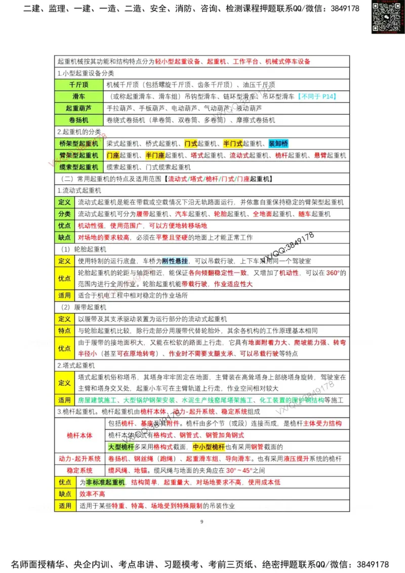 学霸笔记技术部分（忠海机电内部)_2026年一级建造师_2026年一建机电_2025年一建机电SVIP_01-精华文档✿电子教材✿历年真题_53-机电《学霸笔记技术部分》刘忠海