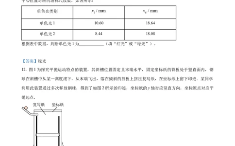 2024年高考物理试卷（河北）（答案）_26.河北-高考真题_2015-2025（河北）物理高考真题