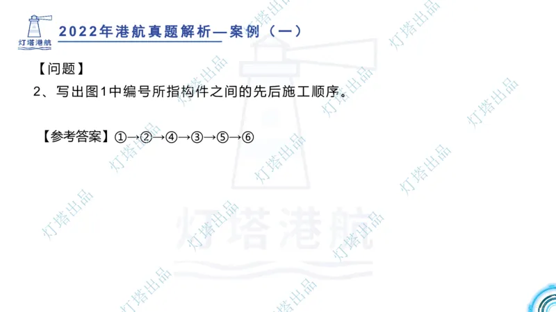 2022年2021年真题案例讲义+答案_2026年一级建造师_2026年一建港航_2025年一建港航SVIP_03-习题精析✿实战特训✿模考通关_07-港航《真题案例班》灯塔SMR