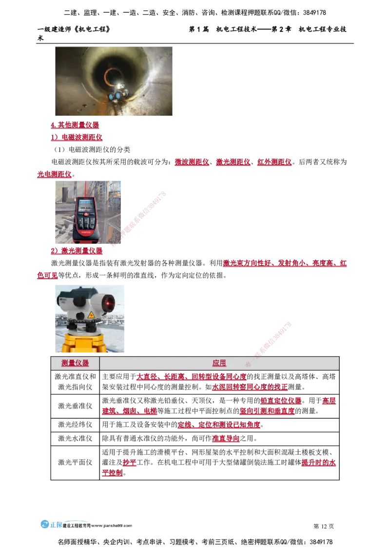 第2章　机电工程专业技术_2026年一级建造师_2026年一建机电_2025年一建机电SVIP_02-基础精讲✿高端面授✿深度强化_04-机电《基础精讲班》康仁杰JG_讲义