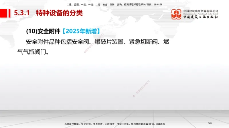 A26节：5.3特种设备的规定、第6章相关标准（02.20）_2026年一级建造师_2026年一建机电_2025年一建机电SVIP_02-基础精讲✿高端面授✿深度强化_05-机电《两轮基础直播》闫娜JGS_讲义