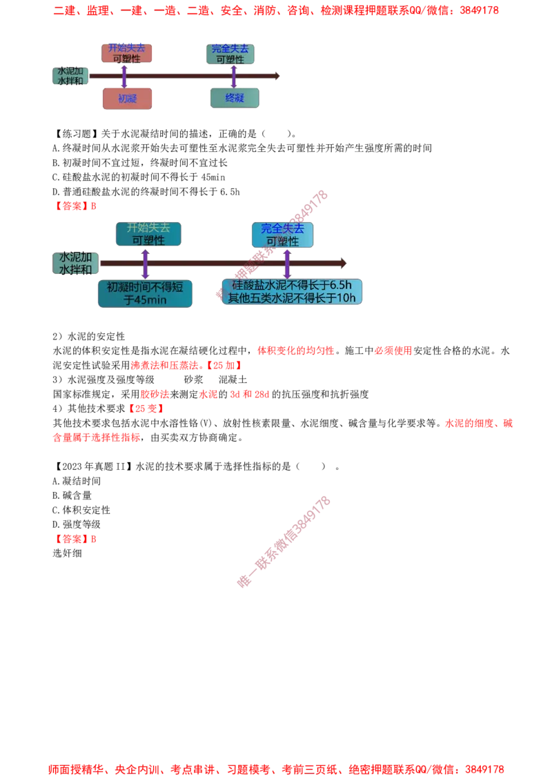 03.14-第1篇-第2章-2.1.2-水泥的性能与应用_2026年一级建造师_2026年一建建筑_2025年一建建筑SVIP_02-基础精讲✿高端面授✿深度强化_22-建筑《教材精讲班》金月SMR推荐_02.第二章