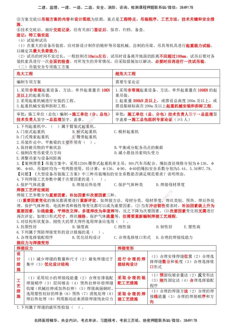 一建机电-集训白皮书_2026年一级建造师_2026年一建机电_2025年一建机电SVIP_01-精华文档✿电子教材✿历年真题_84-机电《集训白皮书》SMR
