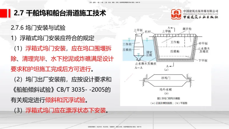 A26节：2.7干船坞和船台滑道（3）-2.8航道整治施工技术（02.20）_2026年一级建造师_2026年一建港航_2025年一建港航SVIP_02-基础精讲✿高端面授✿深度强化_讲义