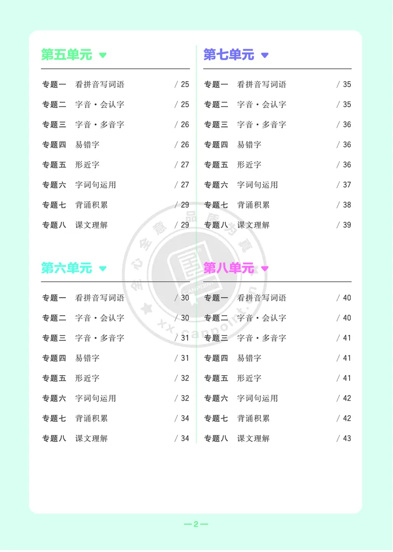 《全品知识梳理》语文2年级上册（RJ）B版_二年级上下册资料_小学二年级学习资料-25年更新版_2-01、小学二年级语文上册_2-1-2、练习题、作业、试题、试卷_电子册类