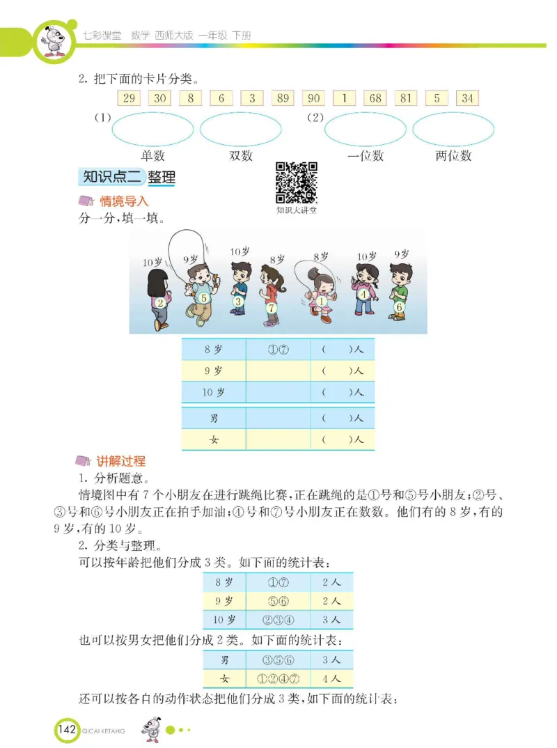 《七彩课堂》数学1年级下册（XS）_一年级上下册资料_小学一年级学习资料-25年更新版_1-04、小学一年级数学下册_1-4-2、练习题、作业、试题、试卷_西师版_电子册