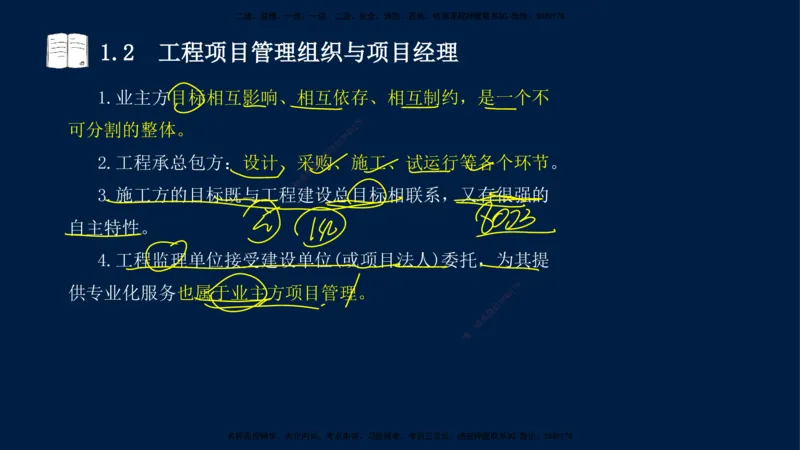 王少杰-一建-管理-冲刺串讲_2026年一级建造师_2026年一建管理_2025年一建管理SVIP_04-冲刺串讲✿考点强化✿小灶集训_15-管理《冲刺串讲班》王少杰CSW_讲义