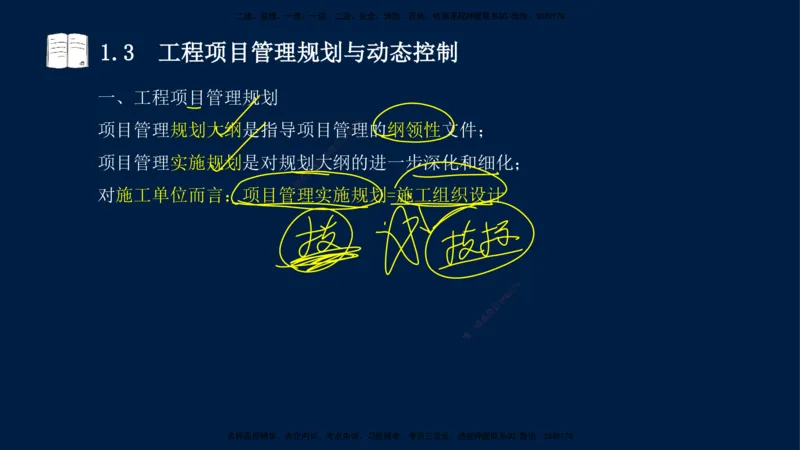 王少杰-一建-管理-冲刺串讲_2026年一级建造师_2026年一建管理_2025年一建管理SVIP_04-冲刺串讲✿考点强化✿小灶集训_15-管理《冲刺串讲班》王少杰CSW_讲义