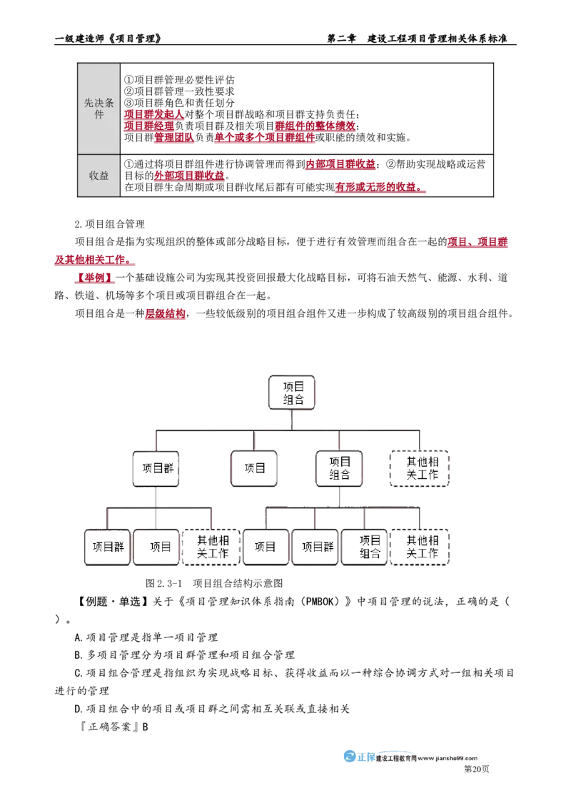 第二章　建设工程项目管理相关体系标准_2026年一级建造师_2026年一建管理_2025年一建管理SVIP_02-基础精讲✿高端面授✿深度强化_04-管理《基础精讲班》李娜JG_讲义
