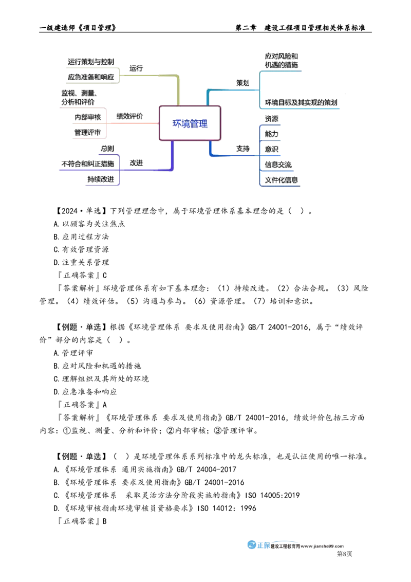 第二章　建设工程项目管理相关体系标准_2026年一级建造师_2026年一建管理_2025年一建管理SVIP_02-基础精讲✿高端面授✿深度强化_04-管理《基础精讲班》李娜JG_讲义