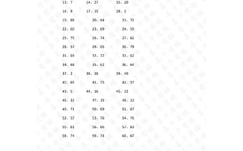 80以内混合加减第21-40篇答案_小学数学口算竖式脱式计算应用题一二三四五六年级上下册电_小学数学口算题库电子版（1-6）_小学数学口算一年级_口算题适合1年级(含答案）