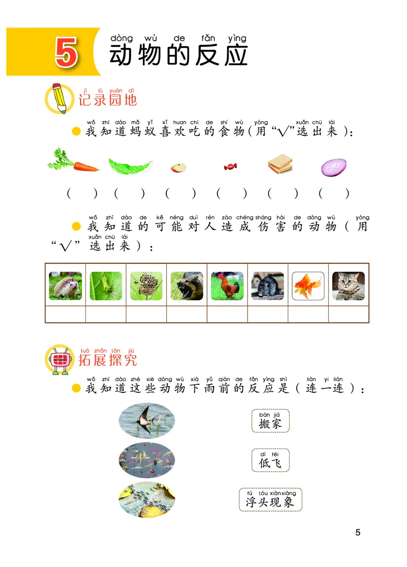 青岛版1年级科学下册活动手册_全部版本&bull;小学科学电子课本_青岛版63制小学科学课本