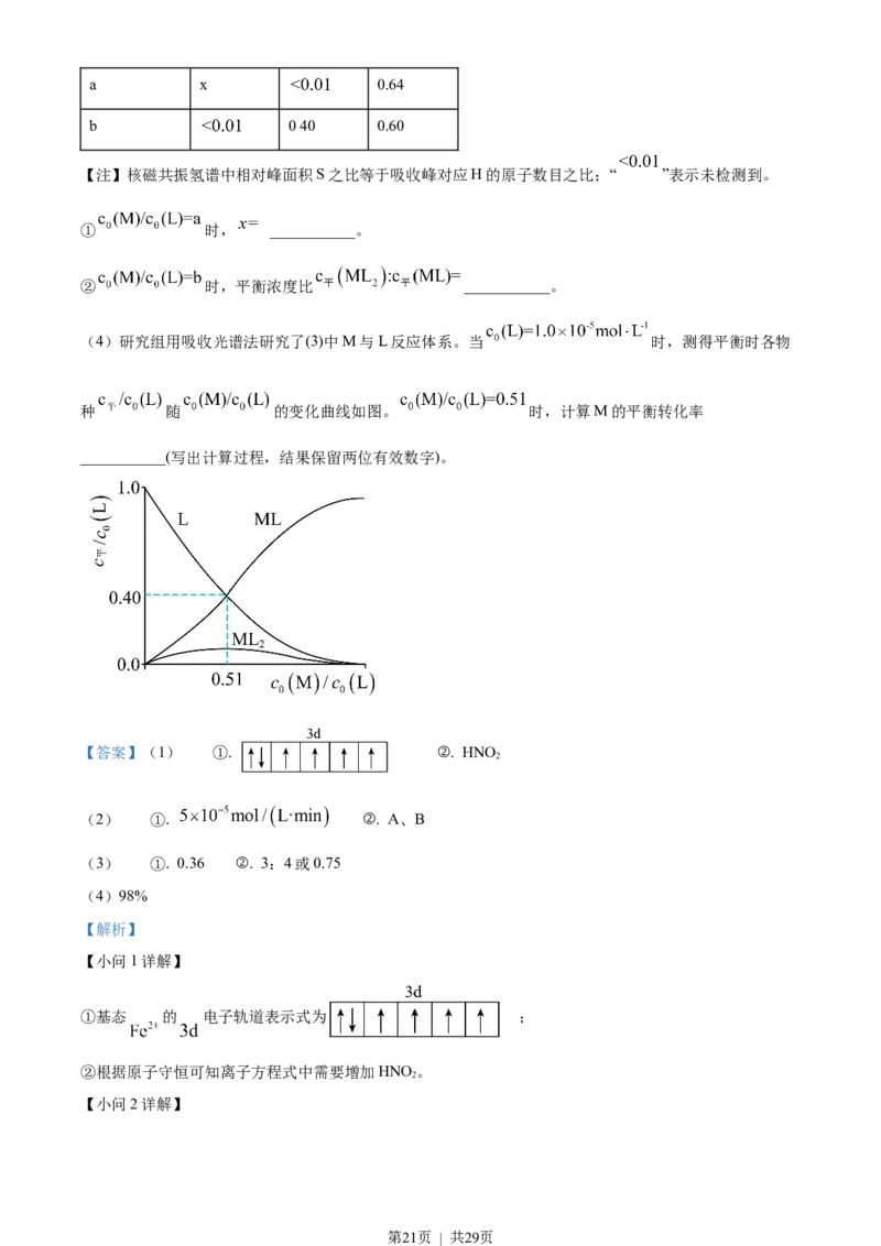 2023年高考化学试卷（广东）（解析卷）_历年高考真题合集_化学历年高考真题_新&middot;Word版2008-2025&middot;高考化学真题_化学（按年份分类）2008-2025_2023&middot;高考化学真题