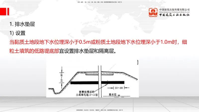 新教材10节：1.3.1路基地下水排水设置与施工（下）-1.3.路基地面水排水设置与施工1.15_2026年一级建造师_2026年一建公路_2026年一建公路SVIP_2026一建公路SVIP_讲义