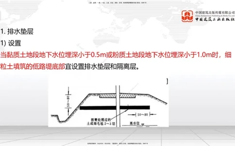 新教材10节：1.3.1路基地下水排水设置与施工（下）-1.3.路基地面水排水设置与施工1.15_2026年一级建造师_2026年一建公路_2026年一建公路SVIP_2026一建公路SVIP_讲义