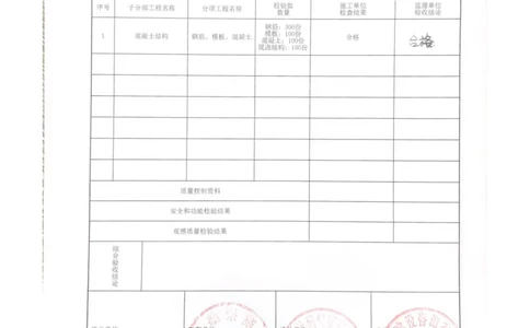 主体结构分部工程质量验收记录_2021-2023年优秀施组方案_施工方案_方案26-透气排水防护回用系统施工方案_2.验收资料