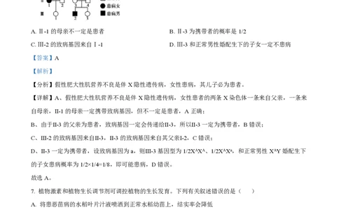 2022年高考生物真题（海南）（解析卷）_生物历年高考真题_新&middot;PDF版2008-2025&middot;高考生物真题_生物（按试卷类型分类）2008-2025_自主命题卷&middot;生物（2008-2025）_海南自主命题&middot;生物（2008-2024）