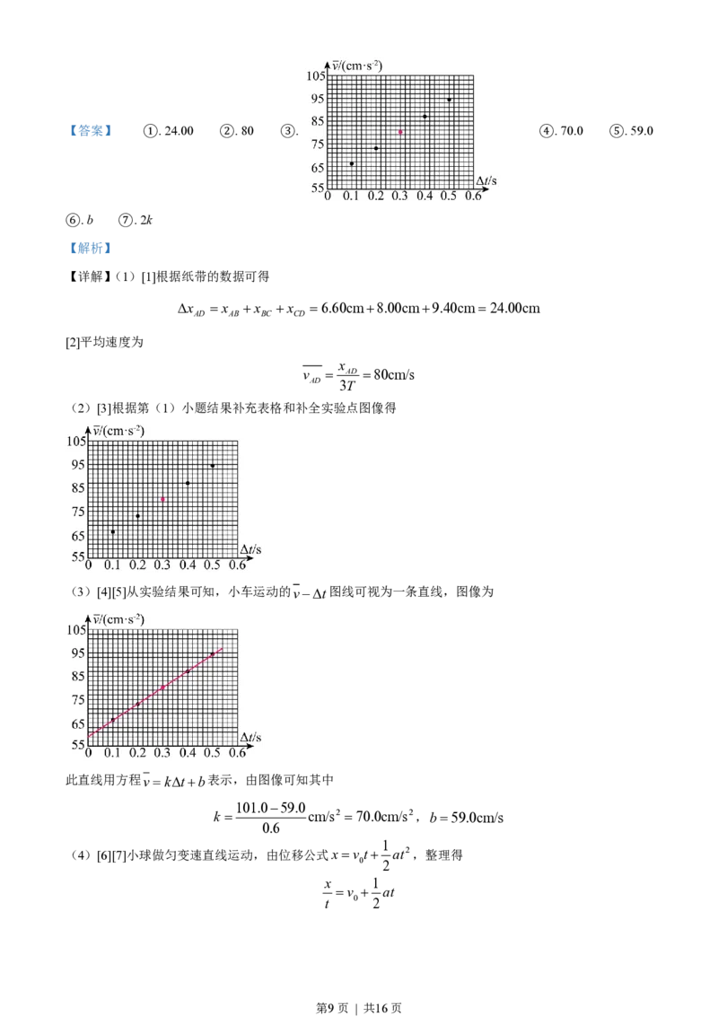 2023年高考物理试卷（全国甲卷）（解析卷）_物理历年高考真题_新&middot;PDF版2008-2025&middot;高考物理真题_物理（按省份分类）2008-2025_2008-2025&middot;（四川）物理高考真题