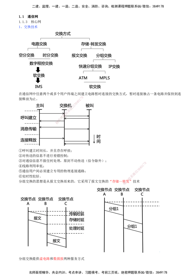 03.03-第1章-1.1-通信网（三）_2026年一级建造师_2026年一建通信_2026年一建通信SVIP_2026一建通信SVIP_02-基础精讲✿高端面授✿深度强化_06-2026年一建通信-天一网校-天一精讲班-邵春宝