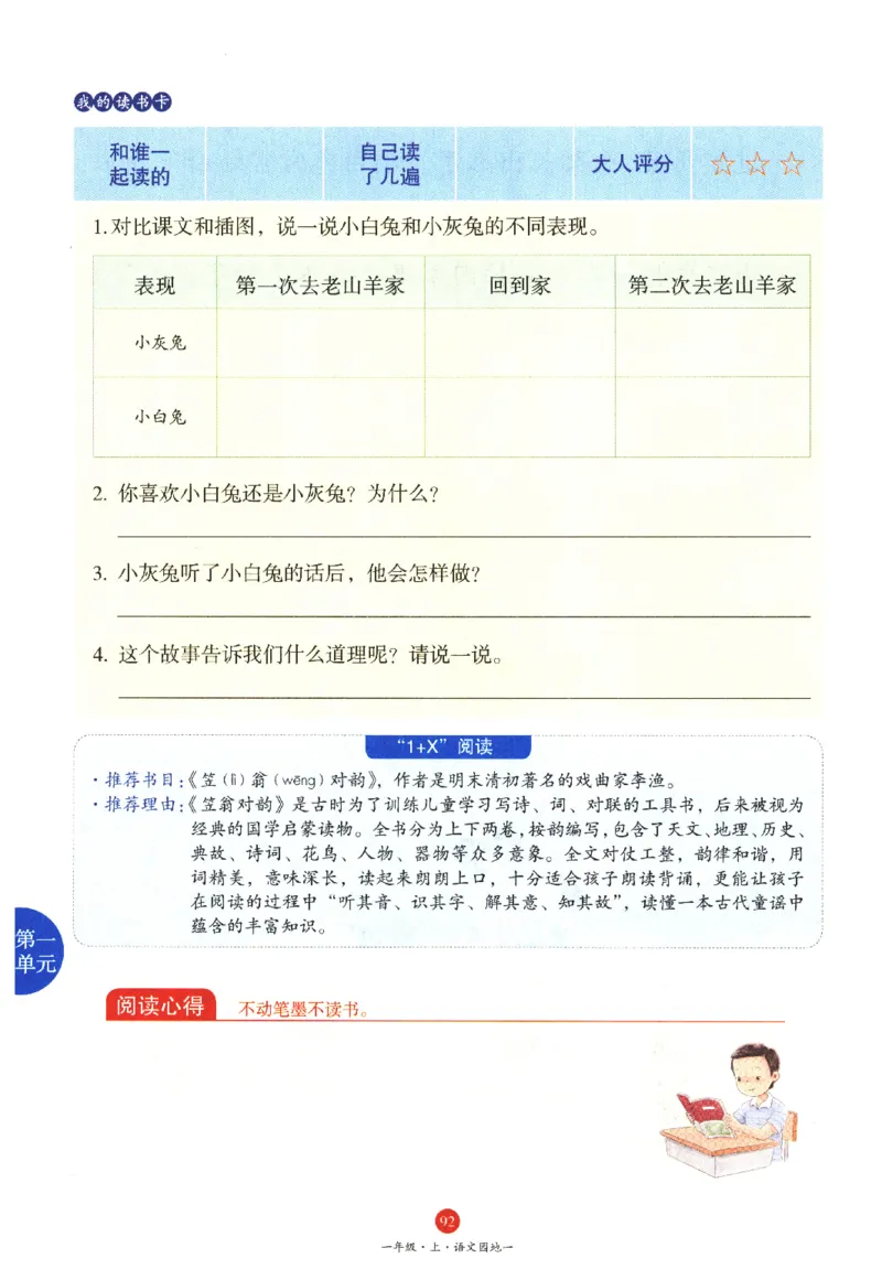 一年级上A1_一年级语文上册（统编版）_老课标资料_教学视频_第一套_010-绘本课堂PDF可下载打印