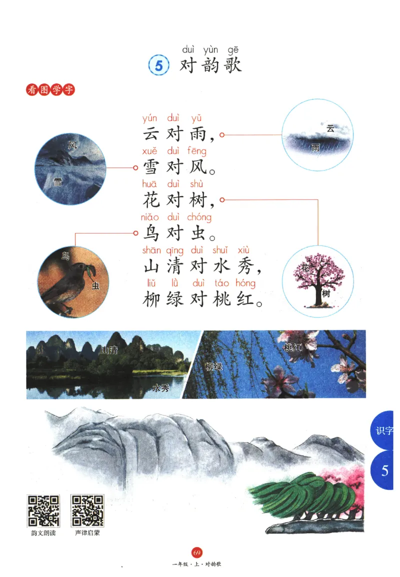 一年级上A1_一年级语文上册（统编版）_老课标资料_教学视频_第一套_010-绘本课堂PDF可下载打印