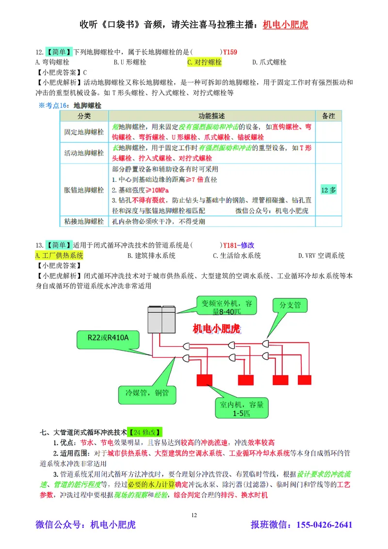 小肥虎-2024一建机电《真题解析》估分版_2026年一级建造师_2026年一建机电_2025年一建机电SVIP_03-习题精析✿实战特训✿模考通关_02-机电《真题解析班》小肥虎SMR