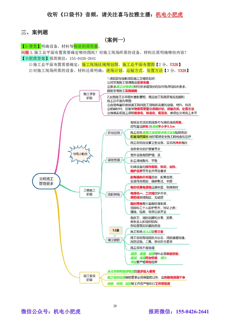 小肥虎-2024一建机电《真题解析》估分版_2026年一级建造师_2026年一建机电_2025年一建机电SVIP_03-习题精析✿实战特训✿模考通关_02-机电《真题解析班》小肥虎SMR