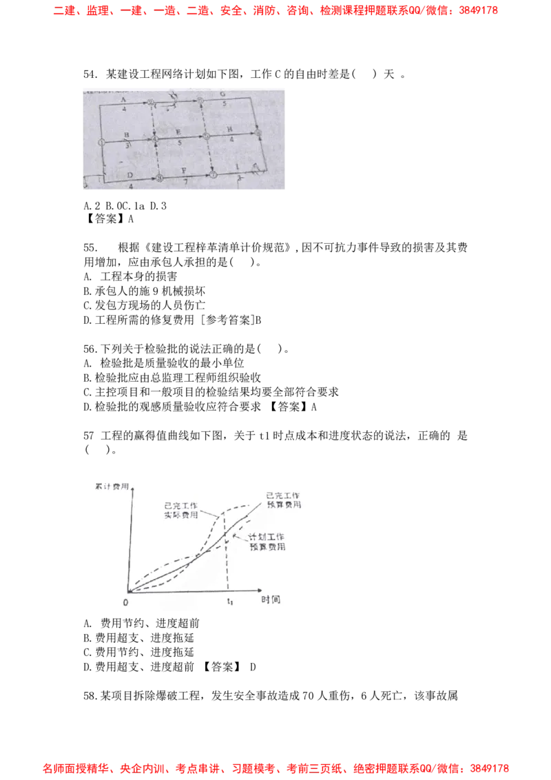 管理-万国集训试卷_2026年一级建造师_2026年一建管理_2025年一建管理SVIP_05-考前密训✿央企特训✿机构普押_57-管理《超押画书+试卷》WG推荐