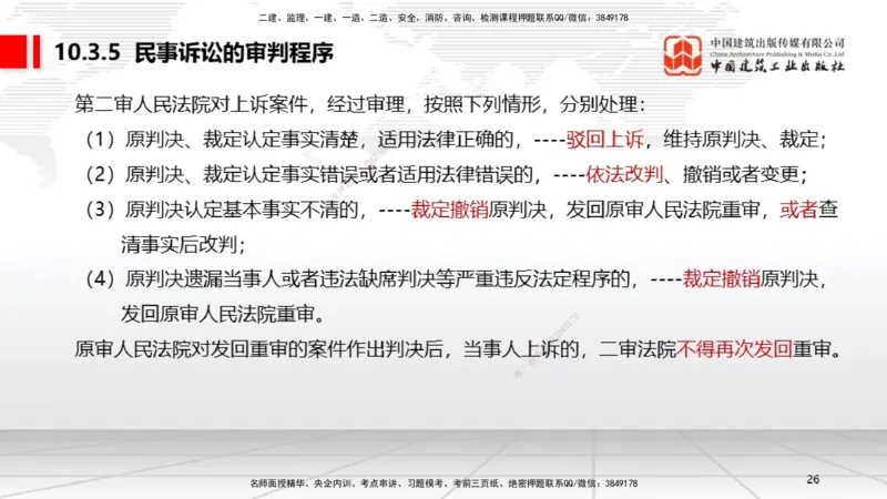 B31节：10.3民事诉讼制度中（7.28）_2026年一建法规_2025年一建法规SVIP_02-基础精讲✿高端面授✿深度强化_06-法规《两轮基础直播》王文静JGS_讲义