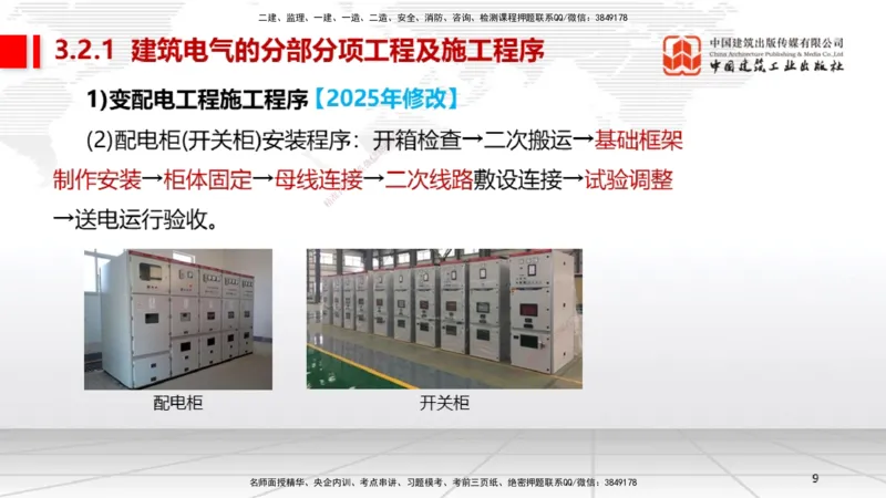 B07节：3.2建筑电气工程施工技术1（04.17）_2026年一级建造师_2026年一建机电_2025年一建机电SVIP_02-基础精讲✿高端面授✿深度强化_05-机电《两轮基础直播》闫娜JGS_讲义