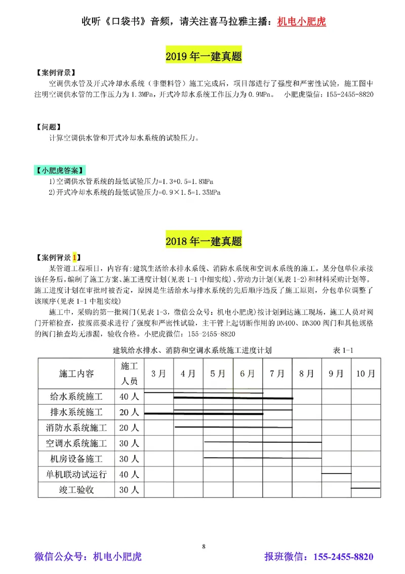 小肥虎-冲刺专题10-计算题_2026年一级建造师_2026年一建机电_2025年一建机电SVIP_04-冲刺串讲✿考点强化✿小灶集训_24-机电《冲刺专题班》小肥虎SMR
