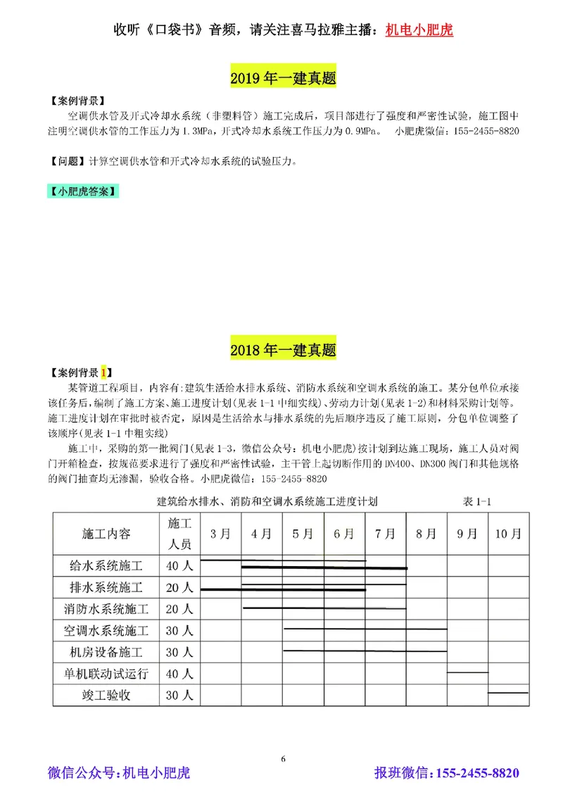 小肥虎-冲刺专题10-计算题_2026年一级建造师_2026年一建机电_2025年一建机电SVIP_04-冲刺串讲✿考点强化✿小灶集训_24-机电《冲刺专题班》小肥虎SMR