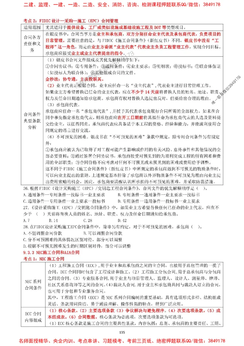 一建管理-集训白皮书_1_2026年一级建造师_2026年一建管理_2025年一建管理SVIP_05-考前密训✿央企特训✿机构普押_52-管理《集训白皮书》SMR推荐