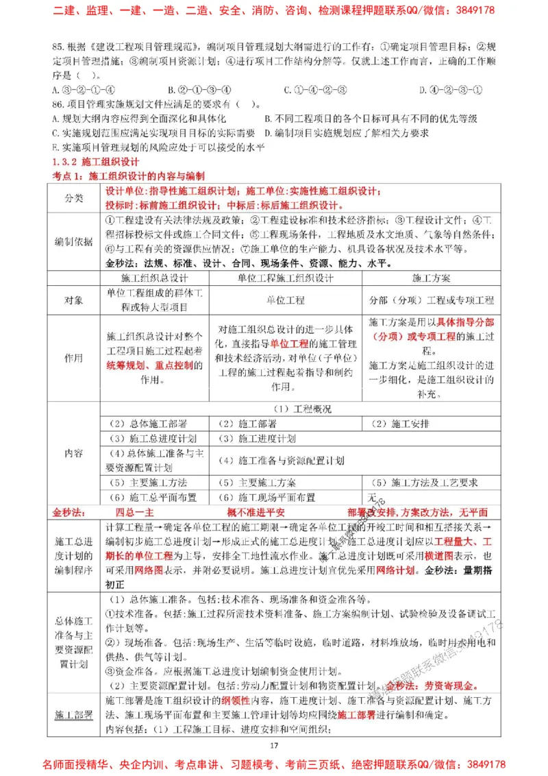 一建管理-集训白皮书_1_2026年一级建造师_2026年一建管理_2025年一建管理SVIP_05-考前密训✿央企特训✿机构普押_52-管理《集训白皮书》SMR推荐