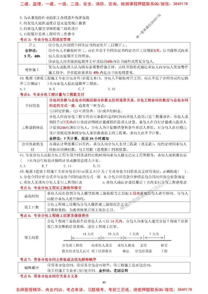 一建管理-集训白皮书_1_2026年一级建造师_2026年一建管理_2025年一建管理SVIP_05-考前密训✿央企特训✿机构普押_52-管理《集训白皮书》SMR推荐