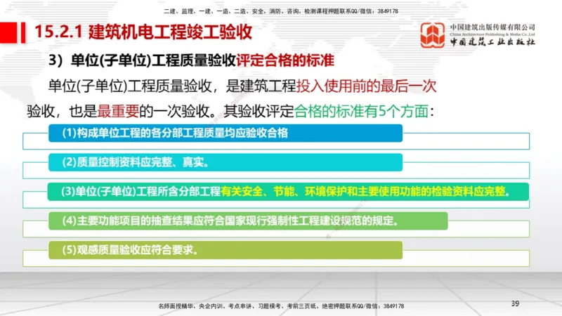 B36节：15.2竣工验收管理-16.2保修与回访管理（08.14）_2026年一级建造师_2026年一建机电_2025年一建机电SVIP_02-基础精讲✿高端面授✿深度强化_05-机电《两轮基础直播》闫娜JGS_讲义