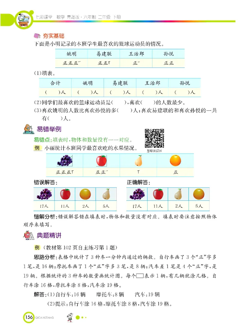《七彩课堂》数学2年级下册（63QD）_二年级上下册资料_小学二年级学习资料-25年更新版_2-04、小学二年级数学下册_2-4-2、练习题、作业、试题、试卷_青岛版63_电子册类