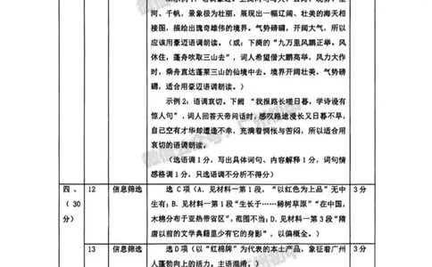 2024越秀区中考一模语文试题答案解析_广州九上月考+期中+期末+一模二模+中考真题_广州2024年中考一模_越秀区