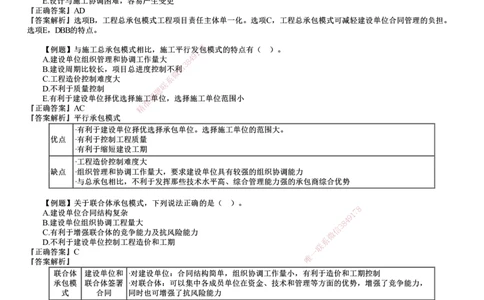 第01讲　建设工程项目组织、规划与控制（一）_2026年一级建造师_2026年一建管理_2025年一建管理SVIP_03-习题精析✿实战特训✿模考通关_17-管理《习题解析班》李娜JG