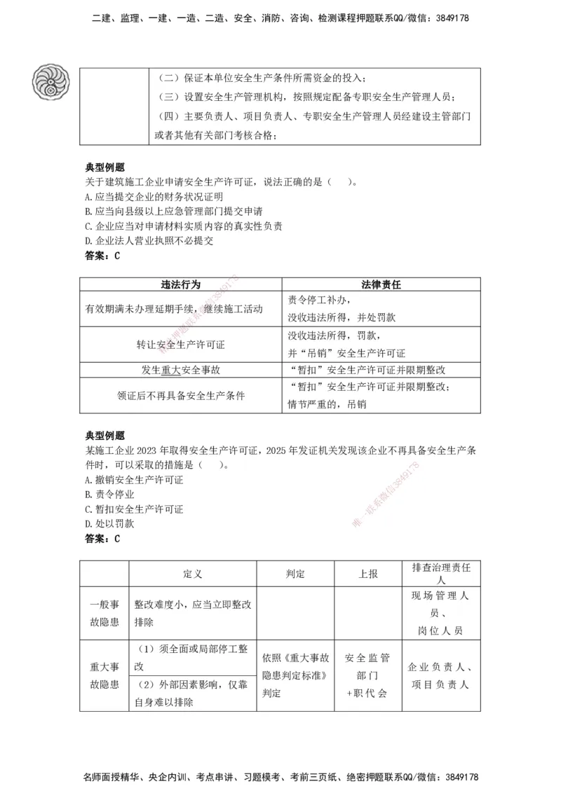CSW-法规-考前密训-陈印-完_2026年一建法规_2025年一建法规SVIP_04-冲刺串讲✿考点强化✿小灶集训_58-法规《冲刺密训班》陈印HX_讲义