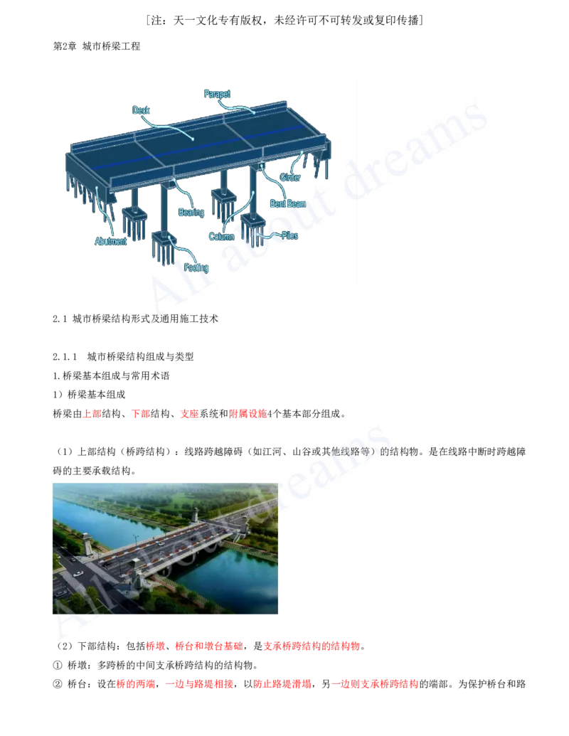 2025-09-第2章-城市桥梁工程（一）_2026年一级建造师_2026年一建市政_2025年一建市政SVIP_02-基础精讲✿高端面授✿深度强化_10-市政《天一精讲班》潘旭、董雨佳KL_董雨佳_讲义