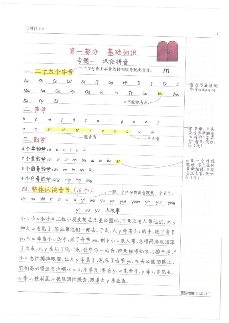 语文小学学霸笔记_上册_小学语数英&mdash;学霸笔记