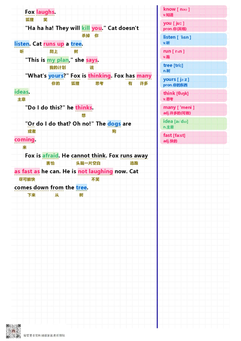 40篇短文记完小学1000核心词汇文章_Password_Removed_一年级上下册资料_一年级上册小红书同款资料_一年级(1)