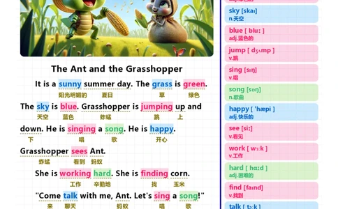 40篇短文记完小学1000核心词汇文章_Password_Removed_一年级上下册资料_一年级上册小红书同款资料_一年级(1)