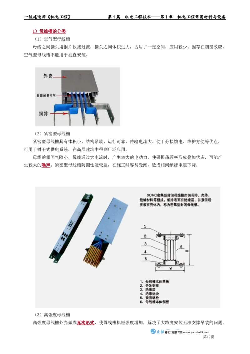 第1章　机电工程常用材料与设备_2026年一级建造师_2026年一建机电_2025年一建机电SVIP_02-基础精讲✿高端面授✿深度强化_04-机电《基础精讲班》康仁杰JG_讲义