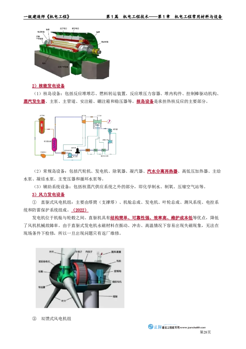 第1章　机电工程常用材料与设备_2026年一级建造师_2026年一建机电_2025年一建机电SVIP_02-基础精讲✿高端面授✿深度强化_04-机电《基础精讲班》康仁杰JG_讲义