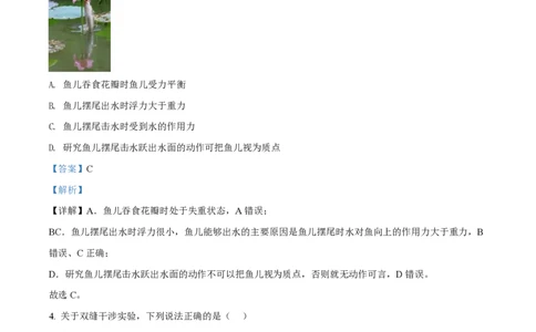 2022年高考物理试卷（浙江）（6月）（解析卷）_物理历年高考真题_新&middot;PDF版2008-2025&middot;高考物理真题_物理（按省份分类）2008-2025_2008-2025&middot;（浙江）物理高考真题